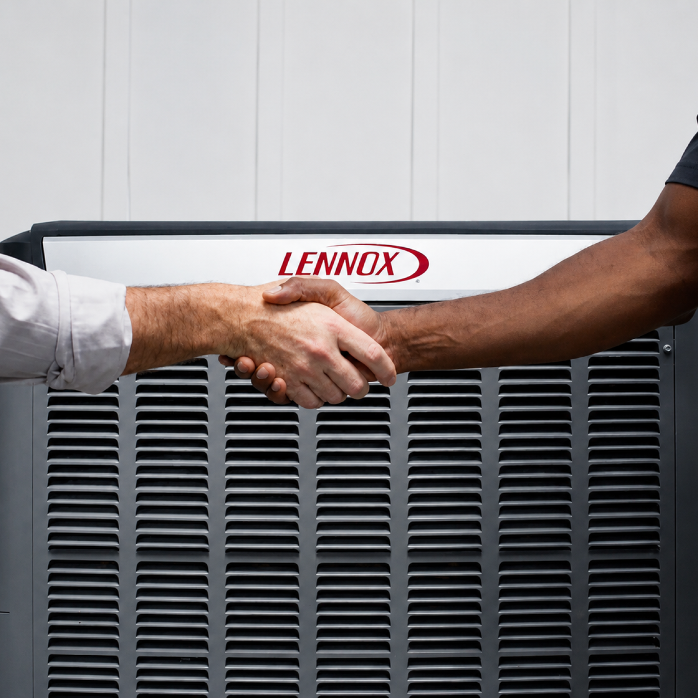 Nuvo HVAC technician installing whole home air purification in University Park, TX